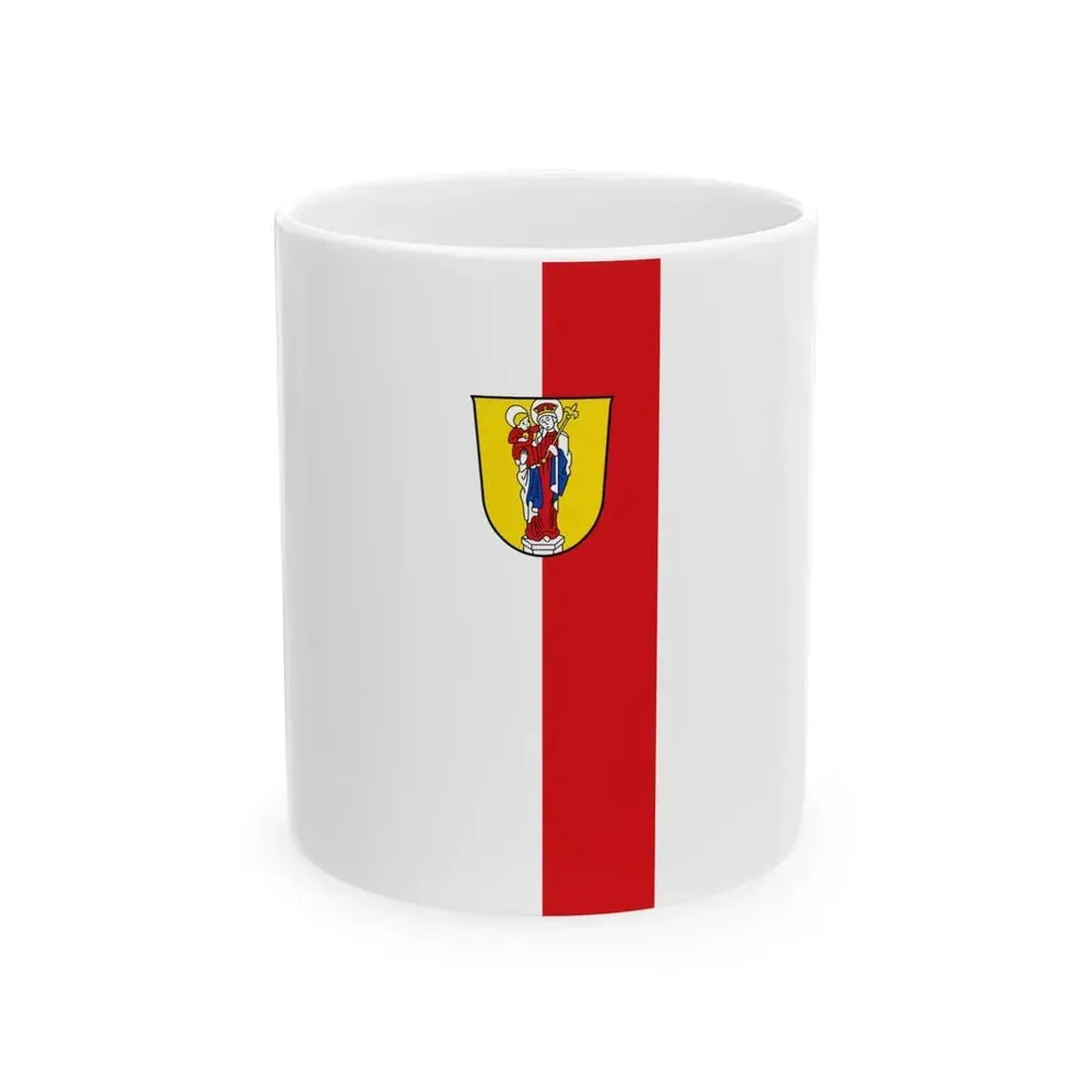 Banner Altoetting (Germany) White Coffee Mug 11oz - Go Mug Yourself
