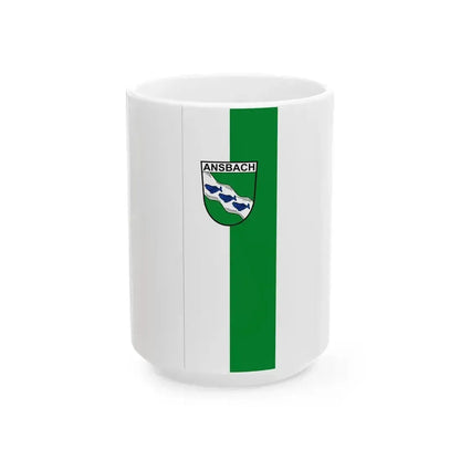 Banner Ansbach (Germany) White Coffee Mug 15oz - Go Mug Yourself