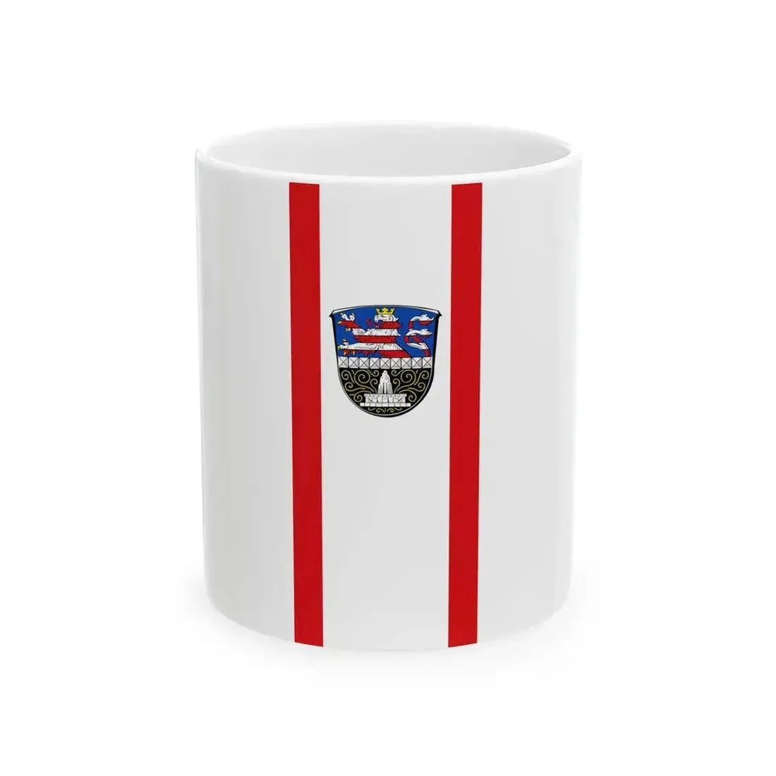 Banner Bad Nauheim (Germany) White Coffee Mug 11oz - Go Mug Yourself
