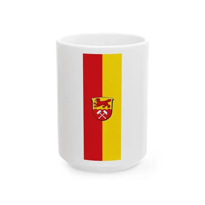 Banner Bieber Biebergemuend (Germany) White Coffee Mug 15oz - Go Mug Yourself