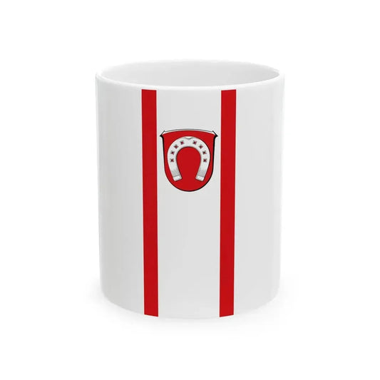 Banner Biebesheim am Rhein (Germany) White Coffee Mug 11oz - Go Mug Yourself
