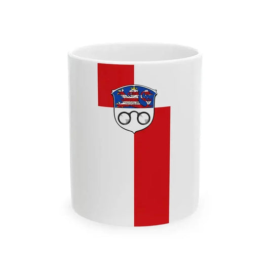 Banner Bischofsheim Mainspitze (Germany) White Coffee Mug 11oz - Go Mug Yourself