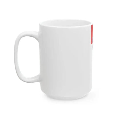 Banner Bischofsheim Mainspitze (Germany) White Coffee Mug - Go Mug Yourself
