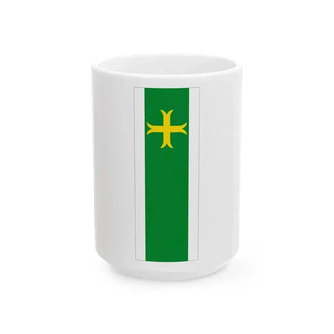 Banner Damme (Germany) White Coffee Mug 15oz - Go Mug Yourself