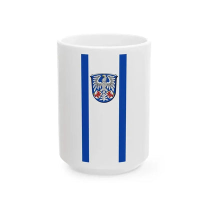 Banner Dautphetal (Germany) White Coffee Mug 15oz - Go Mug Yourself