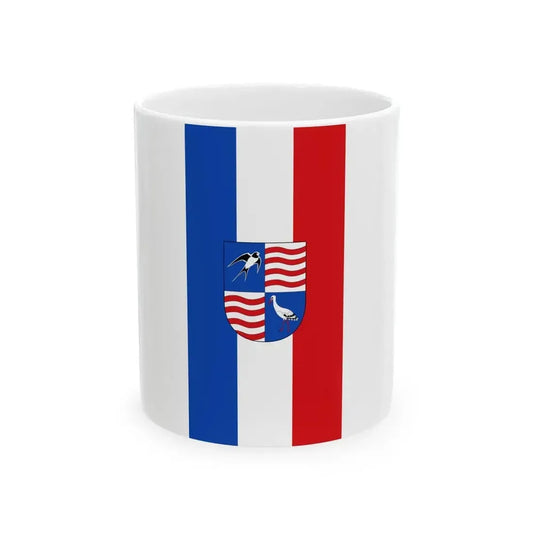 Banner der Gemeinde Neuhausen-Spree (Germany) White Coffee Mug 11oz - Go Mug Yourself