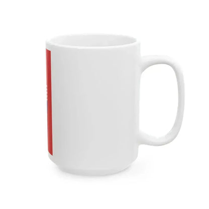 Banner der Gemeinde Neuhausen-Spree (Germany) White Coffee Mug - Go Mug Yourself