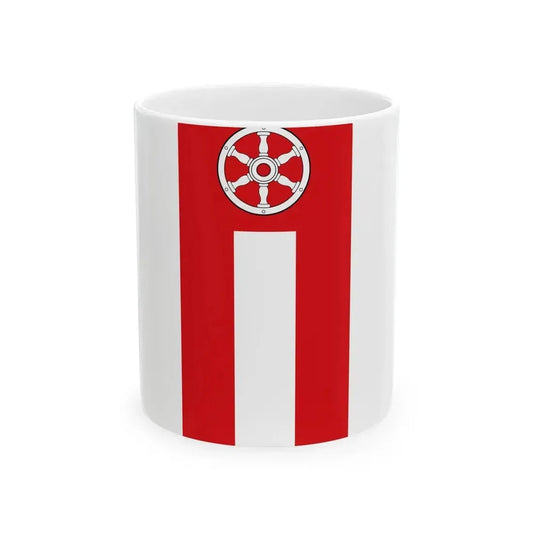 Banner der kreisfreien Stadt Erfurt laut Hauptsatzung (Germany) White Coffee Mug 11oz - Go Mug Yourself