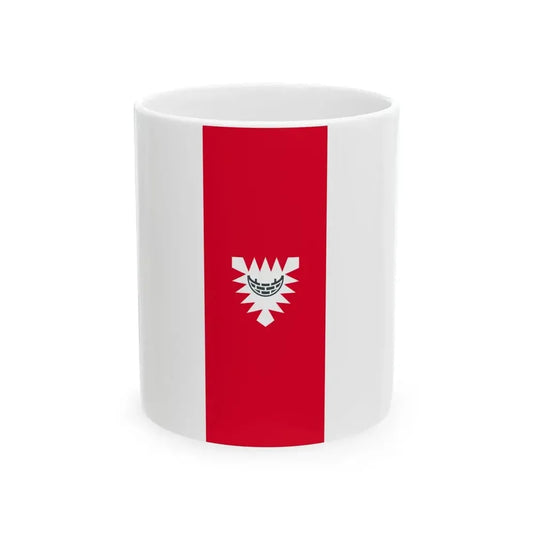 Banner der kreisfreien Stadt Kiel (Germany) White Coffee Mug 11oz - Go Mug Yourself