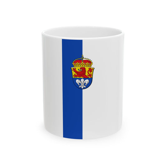 Banner der Stadt Darmstadt (Germany) White Coffee Mug-11oz-Go Mug Yourself