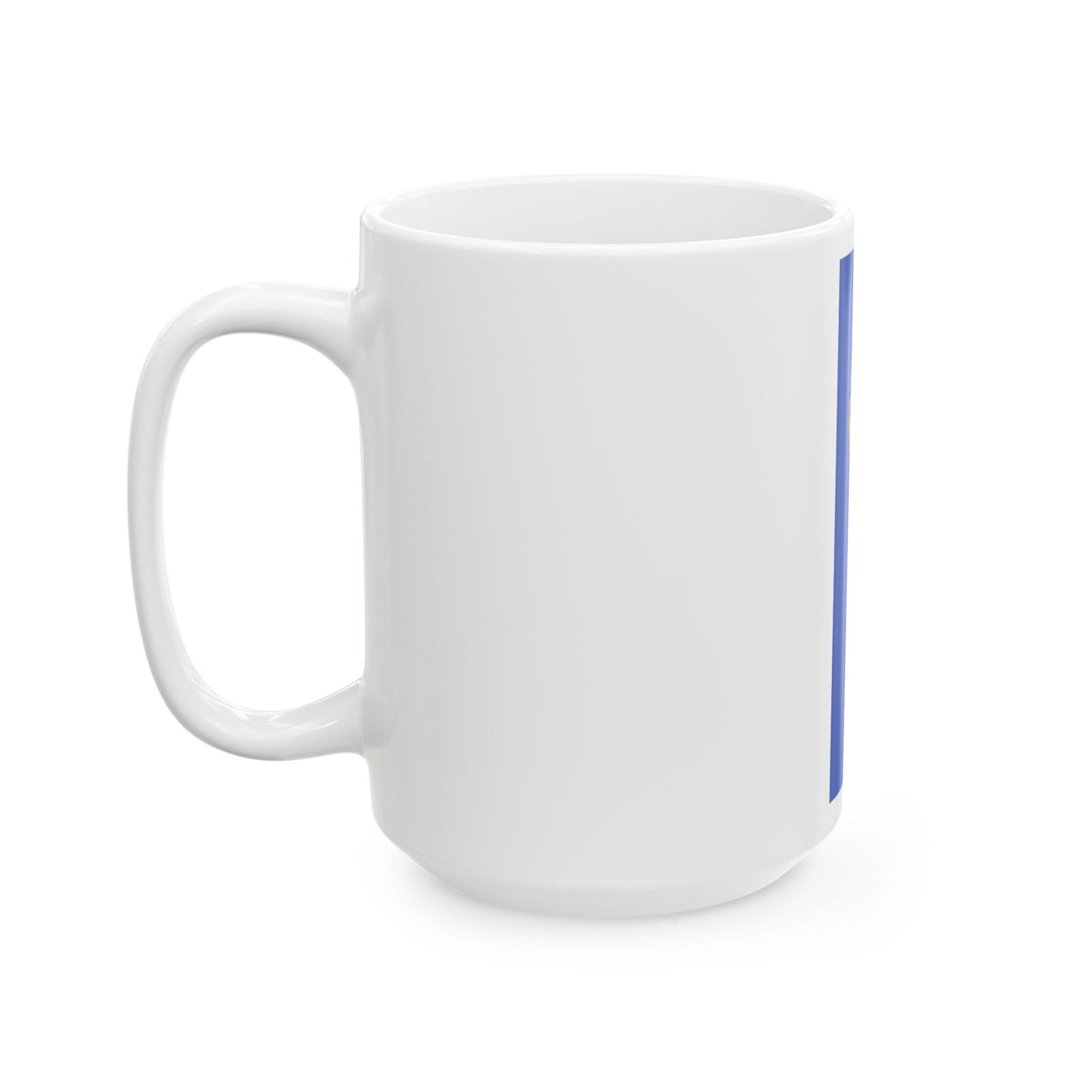 Banner der Stadt Darmstadt (Germany) White Coffee Mug-Go Mug Yourself