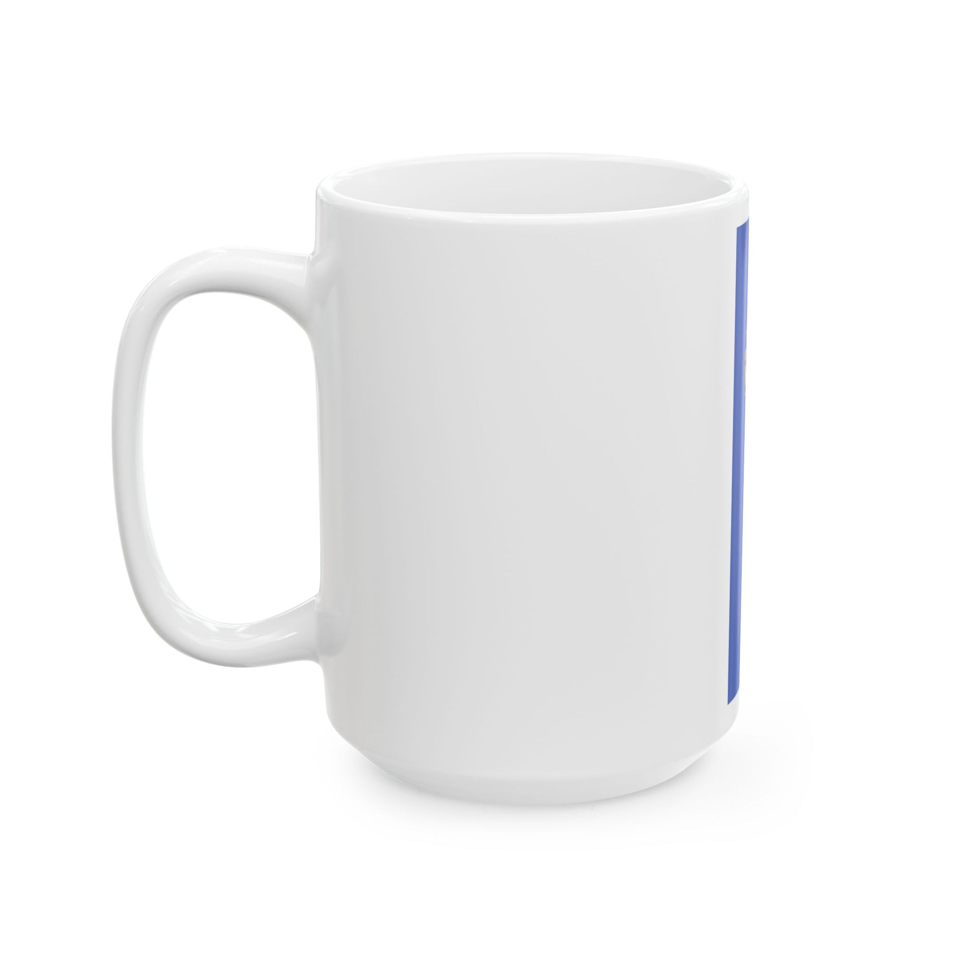 Banner der Stadt Darmstadt (Germany) White Coffee Mug-Go Mug Yourself