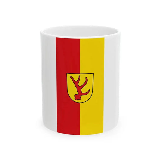 Banner der Stadt Forst Lausitz 2005-2011 (Germany) White Coffee Mug 11oz - Go Mug Yourself
