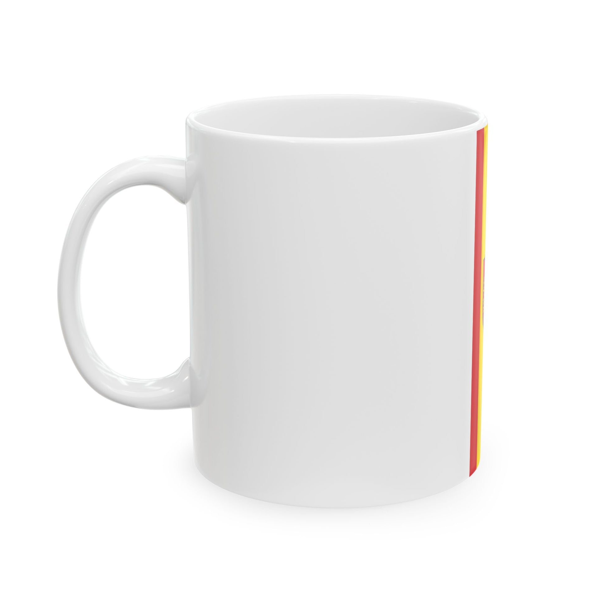 Banner der Stadt Forst Lausitz (Germany) White Coffee Mug-Go Mug Yourself