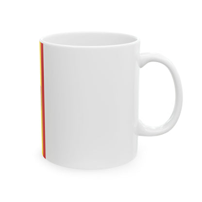 Banner der Stadt Forst Lausitz (Germany) White Coffee Mug-Go Mug Yourself