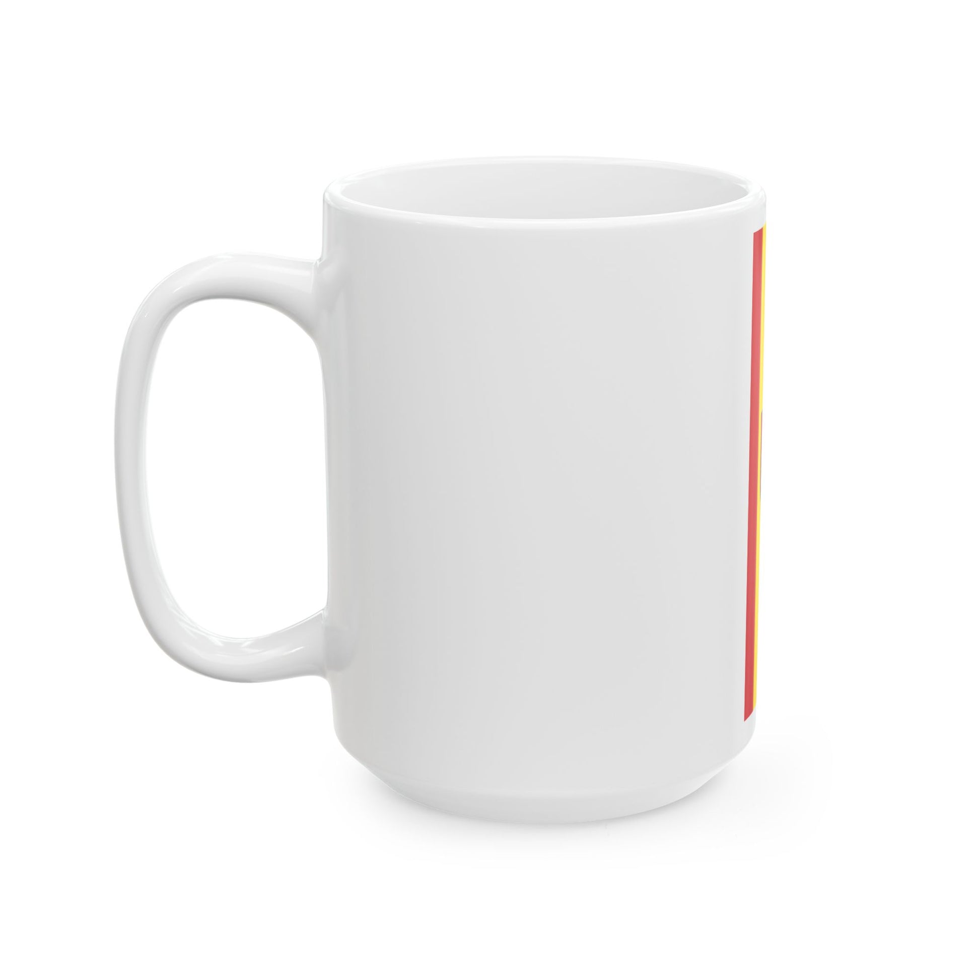 Banner der Stadt Forst Lausitz (Germany) White Coffee Mug-Go Mug Yourself