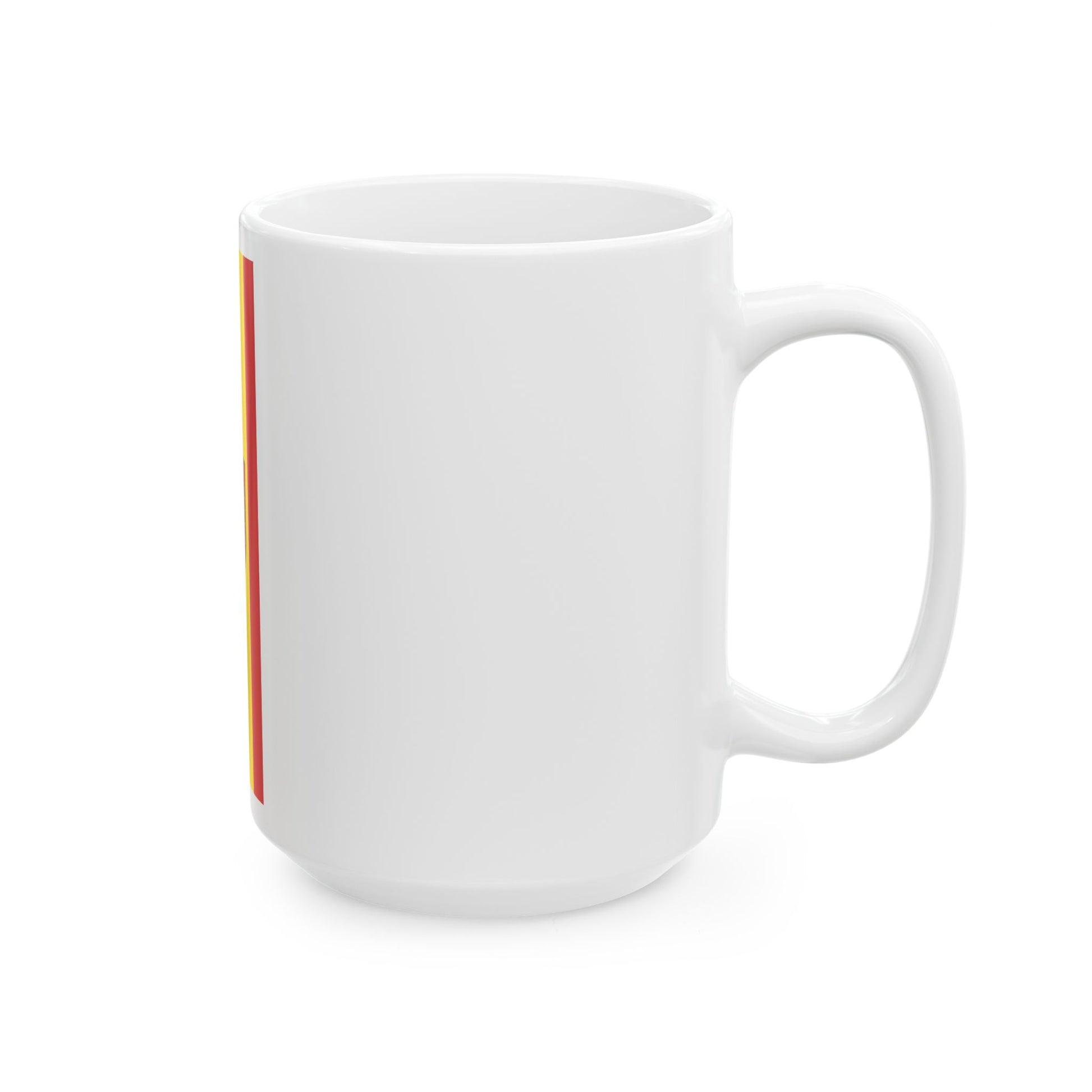 Banner der Stadt Forst Lausitz (Germany) White Coffee Mug-Go Mug Yourself