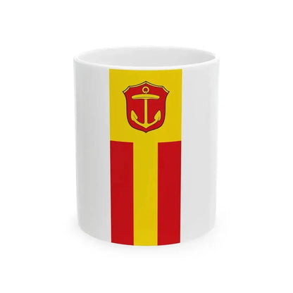 Banner der Stadt Ludwigshafen am Rhein (Germany) White Coffee Mug 11oz - Go Mug Yourself