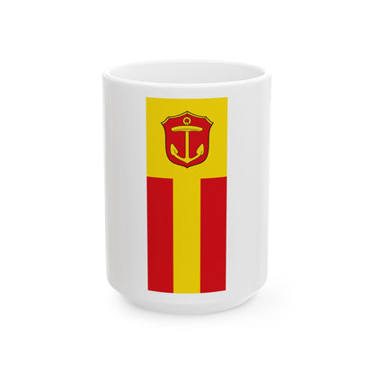 Banner der Stadt Ludwigshafen am Rhein (Germany) White Coffee Mug-15oz-Go Mug Yourself