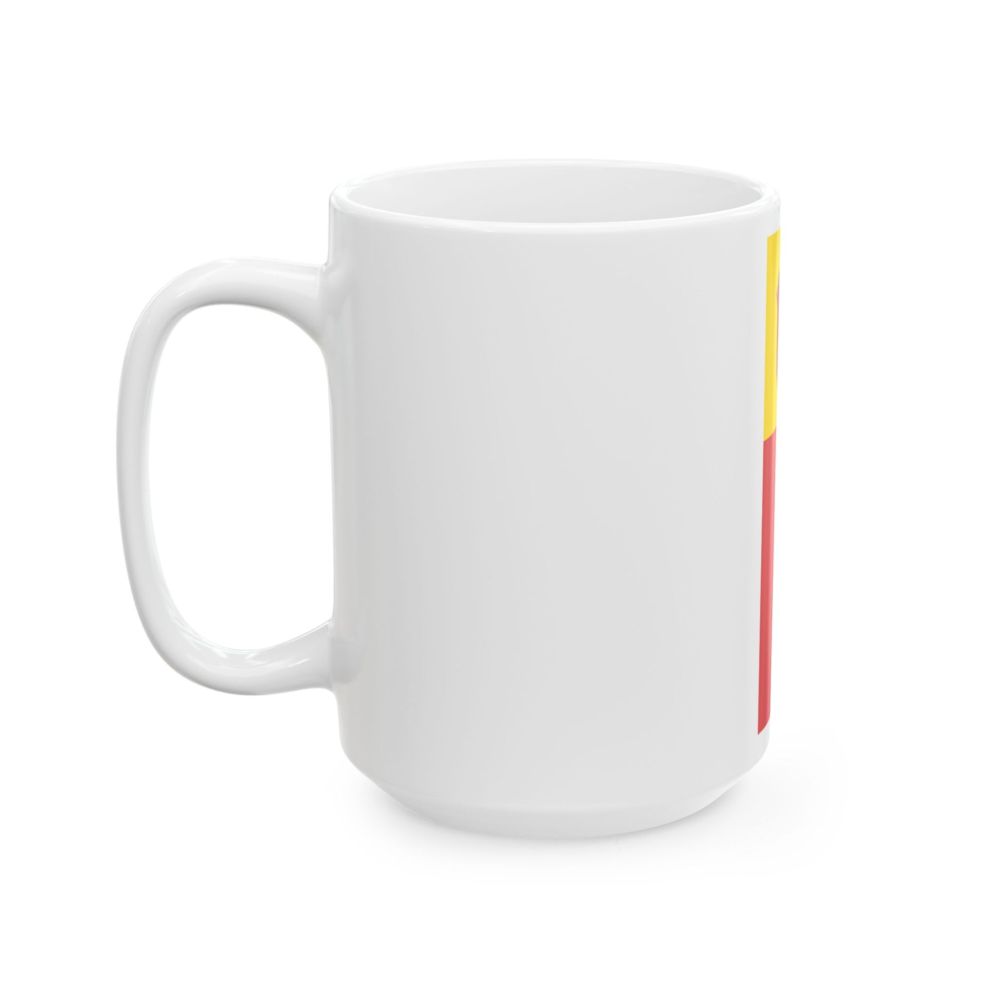 Banner der Stadt Ludwigshafen am Rhein (Germany) White Coffee Mug-Go Mug Yourself