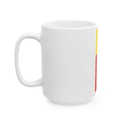 Banner der Stadt Ludwigshafen am Rhein (Germany) White Coffee Mug - Go Mug Yourself