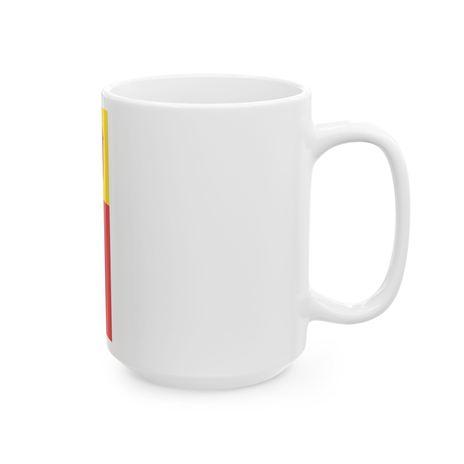 Banner der Stadt Ludwigshafen am Rhein (Germany) White Coffee Mug-Go Mug Yourself