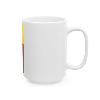 Banner der Stadt Ludwigshafen am Rhein (Germany) White Coffee Mug - Go Mug Yourself