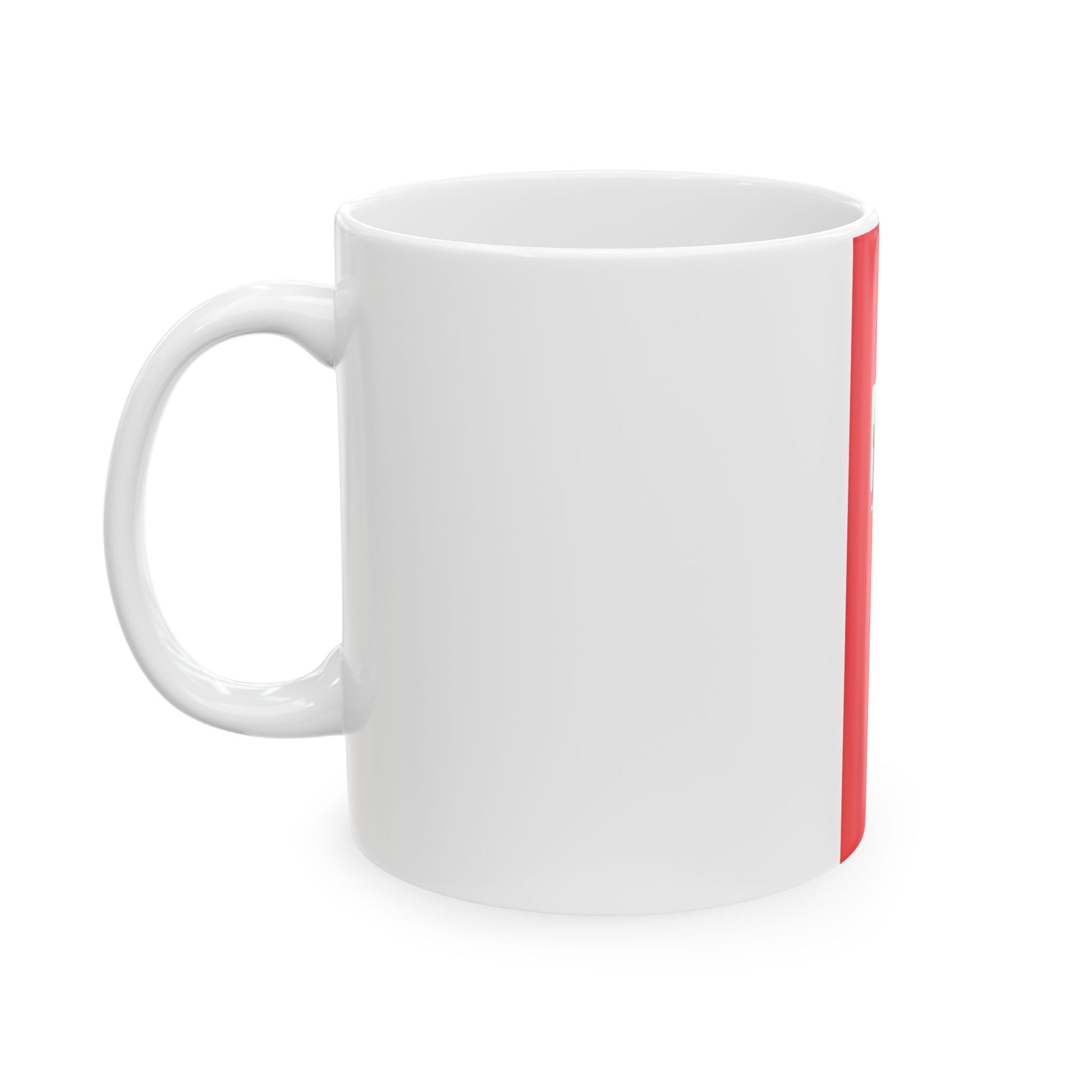 Banner der Stadt Schwedt (Germany) White Coffee Mug-Go Mug Yourself