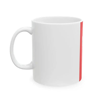 Banner der Stadt Schwedt (Germany) White Coffee Mug - Go Mug Yourself