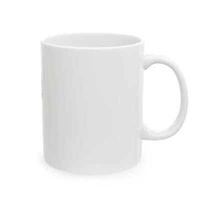 Banner der Stadt Schwedt (Germany) White Coffee Mug-Go Mug Yourself