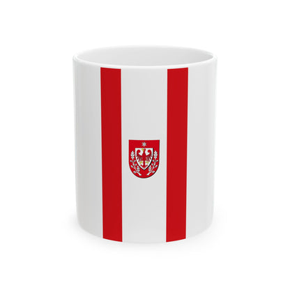 Banner der Stadt Teltow (Germany) White Coffee Mug-11oz-Go Mug Yourself