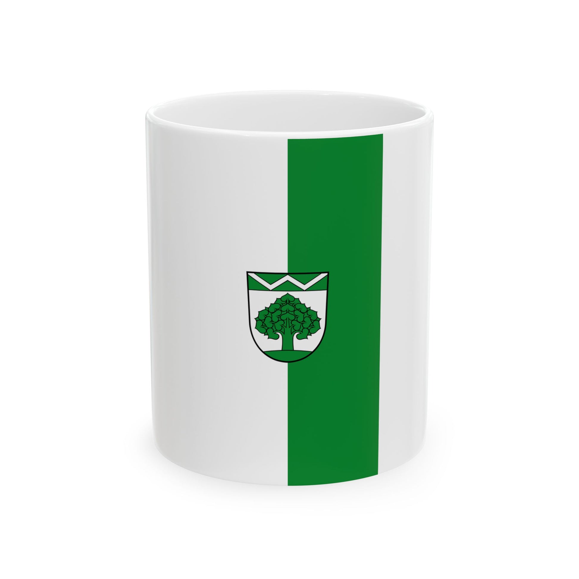 Banner der Stadt Werneuchen (Germany) White Coffee Mug-11oz-Go Mug Yourself