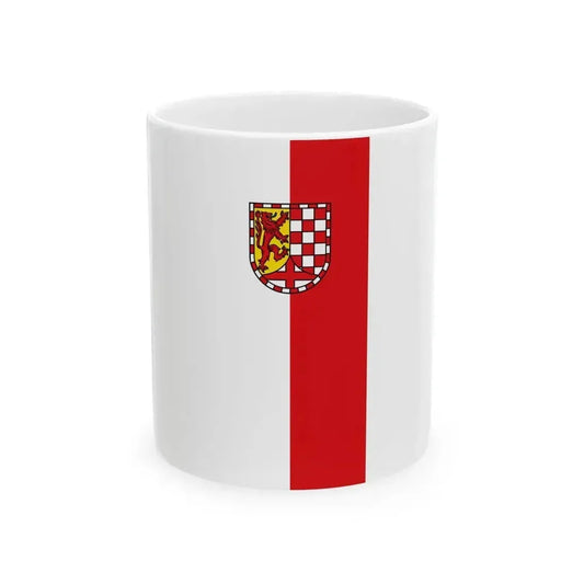 Banner der Verbandsgemeinde Herrstein (Germany) White Coffee Mug 11oz - Go Mug Yourself