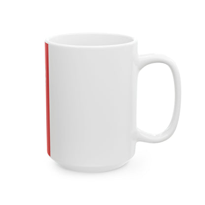 Banner der Verbandsgemeinde Herrstein (Germany) White Coffee Mug-Go Mug Yourself
