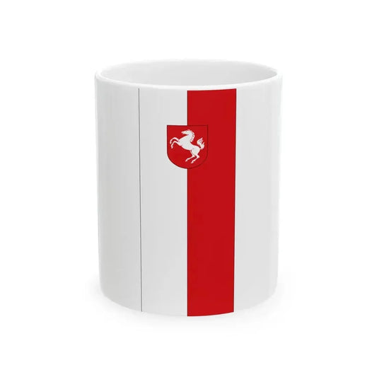 Banner des Landschaftsverbandes Westfalen-Lippe (Germany) White Coffee Mug 11oz - Go Mug Yourself