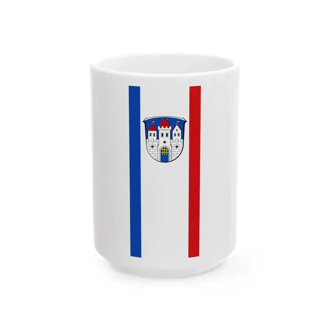 Banner Fischbachtal (Germany) White Coffee Mug 15oz - Go Mug Yourself