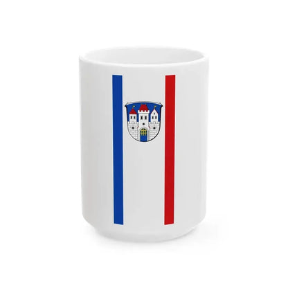 Banner Fischbachtal (Germany) White Coffee Mug 15oz - Go Mug Yourself