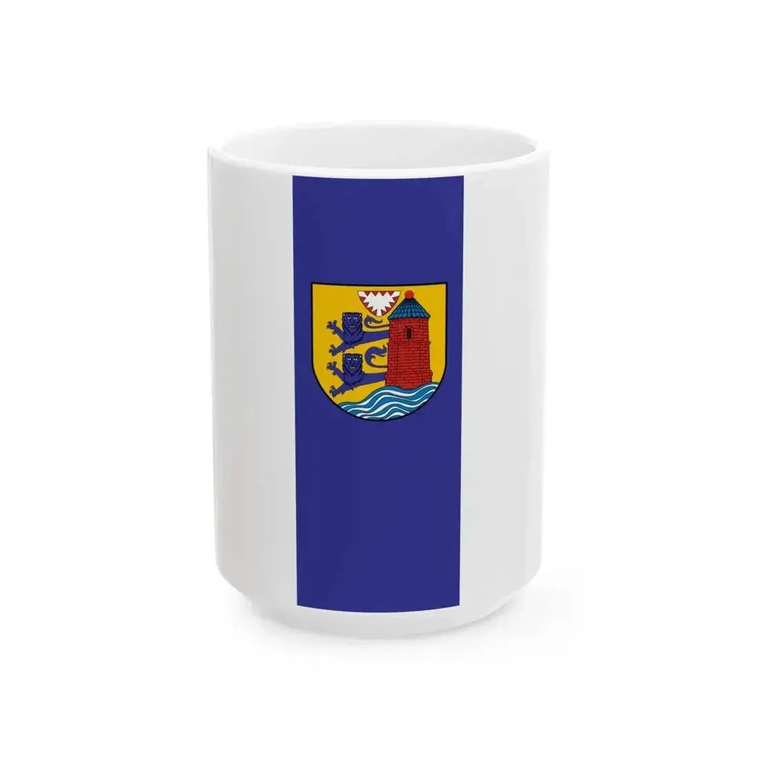 Banner Flensburg (Germany) White Coffee Mug 15oz - Go Mug Yourself