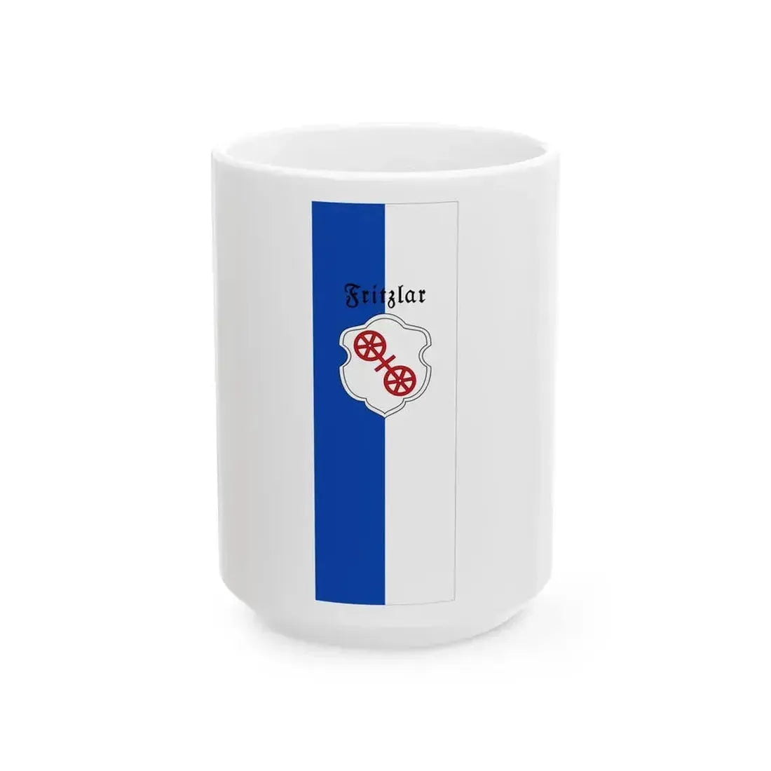Banner Fritzlar (Germany) White Coffee Mug 15oz - Go Mug Yourself