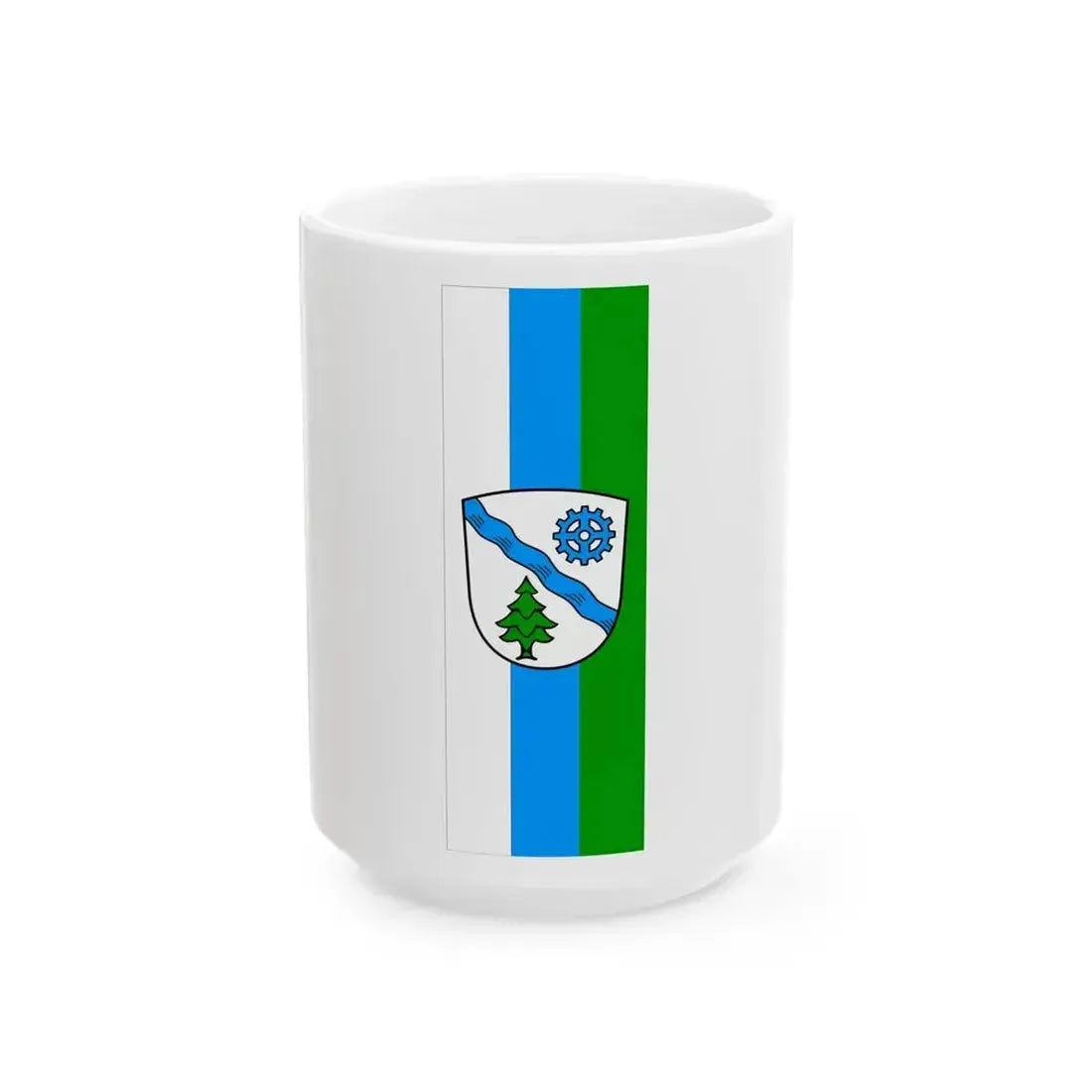 Banner Geretsried (Germany) White Coffee Mug 15oz - Go Mug Yourself