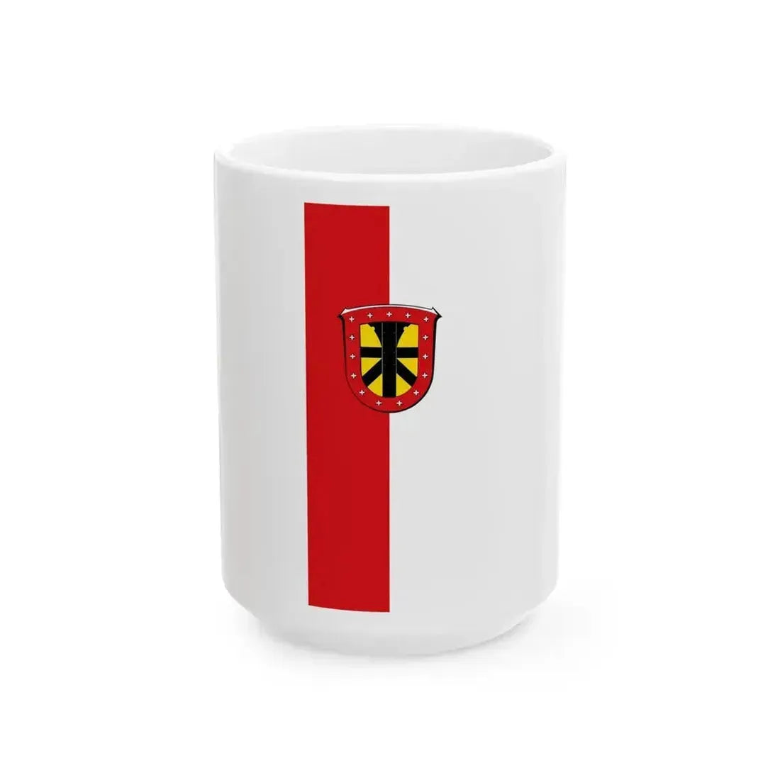 Banner Grebenhain (Germany) White Coffee Mug 15oz - Go Mug Yourself