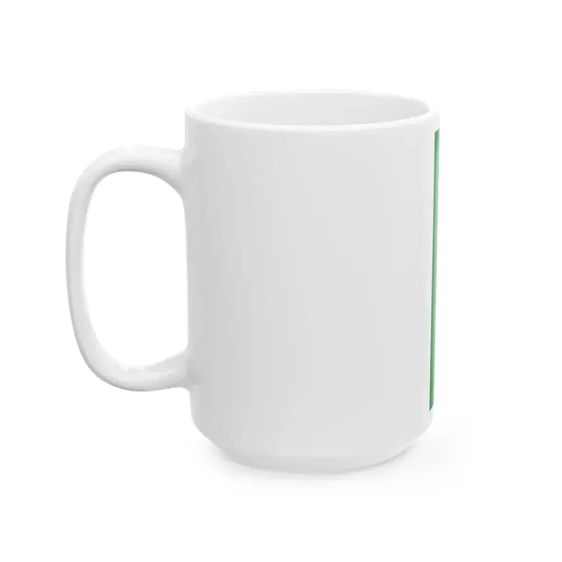 Banner green white (Germany) White Coffee Mug - Go Mug Yourself