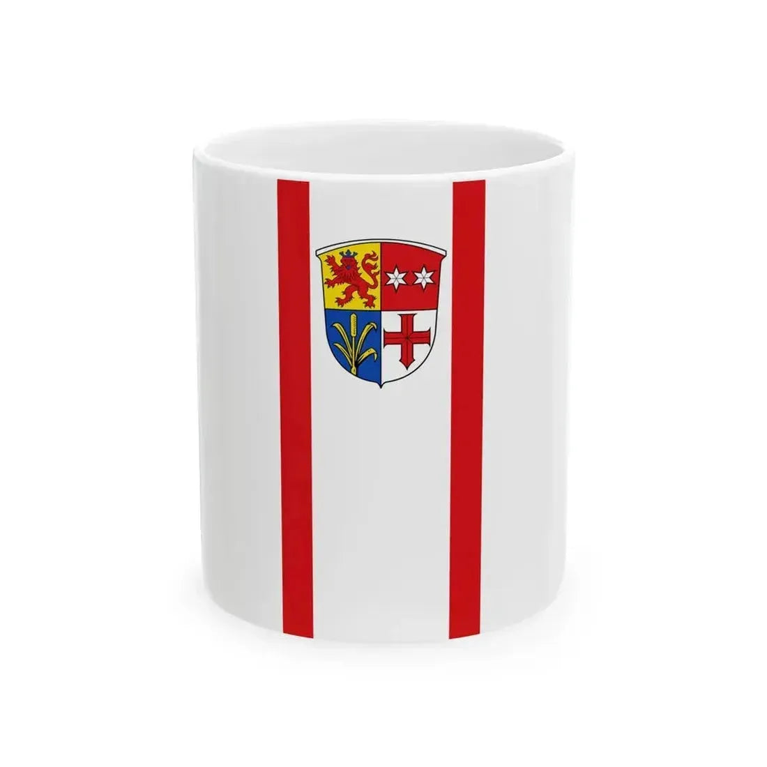 Banner Gross-Rohrheim (Germany) White Coffee Mug 11oz - Go Mug Yourself