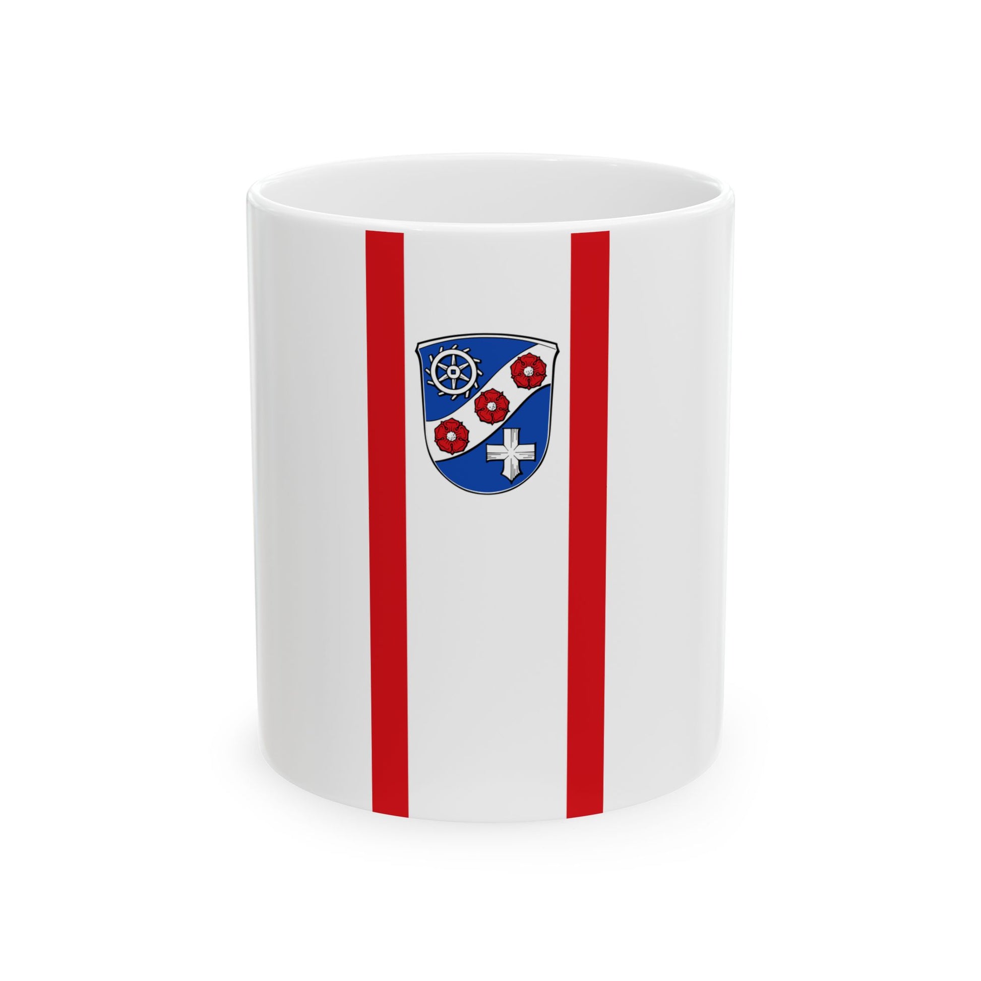 Banner Hambach bei Heppenheim (Germany) White Coffee Mug-11oz-Go Mug Yourself