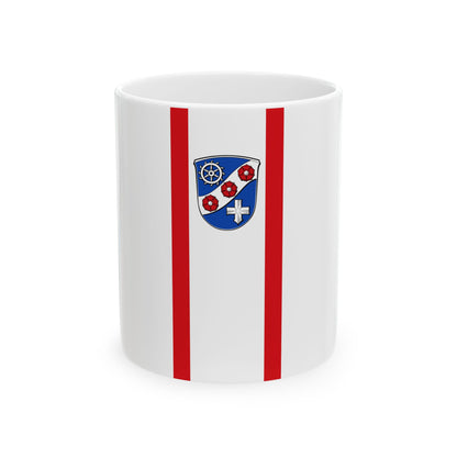 Banner Hambach bei Heppenheim (Germany) White Coffee Mug-11oz-Go Mug Yourself
