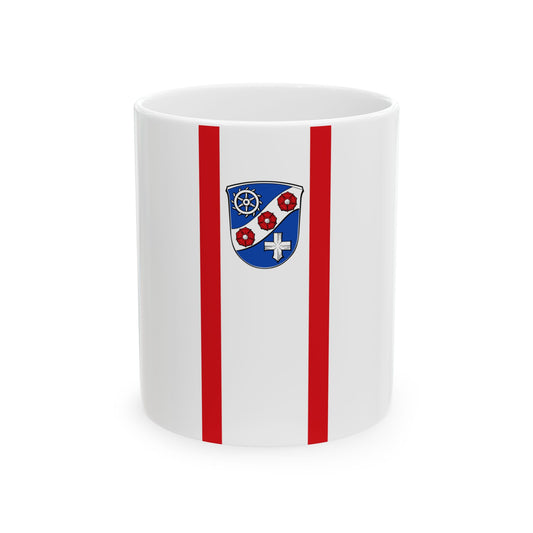 Banner Hambach bei Heppenheim (Germany) White Coffee Mug-11oz-Go Mug Yourself