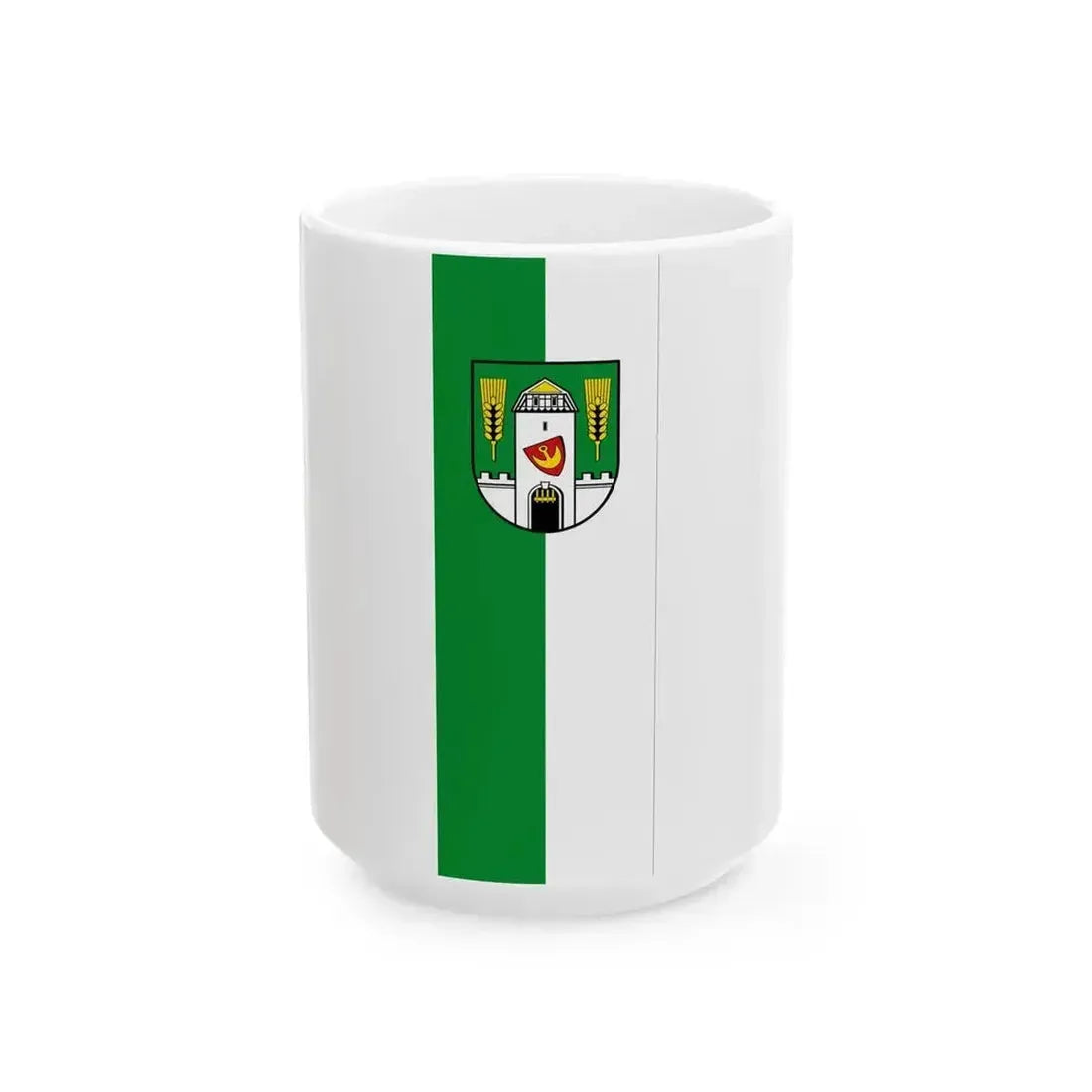 Banner Juehnde (Germany) White Coffee Mug 15oz - Go Mug Yourself