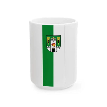 Banner Juehnde (Germany) White Coffee Mug 15oz - Go Mug Yourself