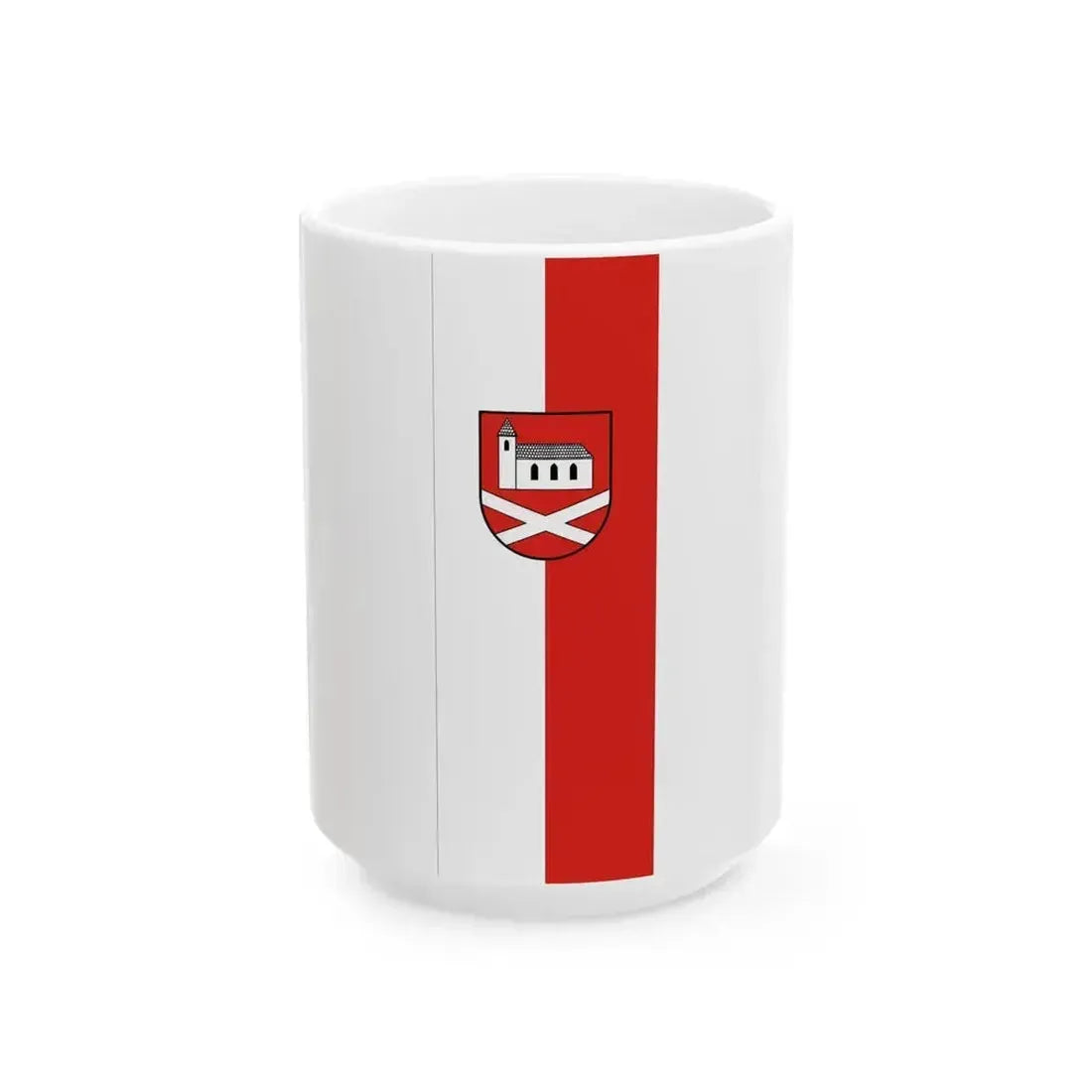 Banner Kirchheim am Ries (Germany) White Coffee Mug 15oz - Go Mug Yourself