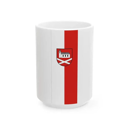 Banner Kirchheim am Ries (Germany) White Coffee Mug 15oz - Go Mug Yourself
